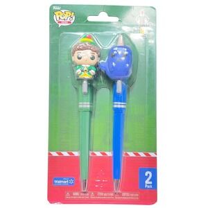 Funko Pop! Elf Movie 2 Pack Ballpoint Pens Buddy Hobbs Narwhal NEW